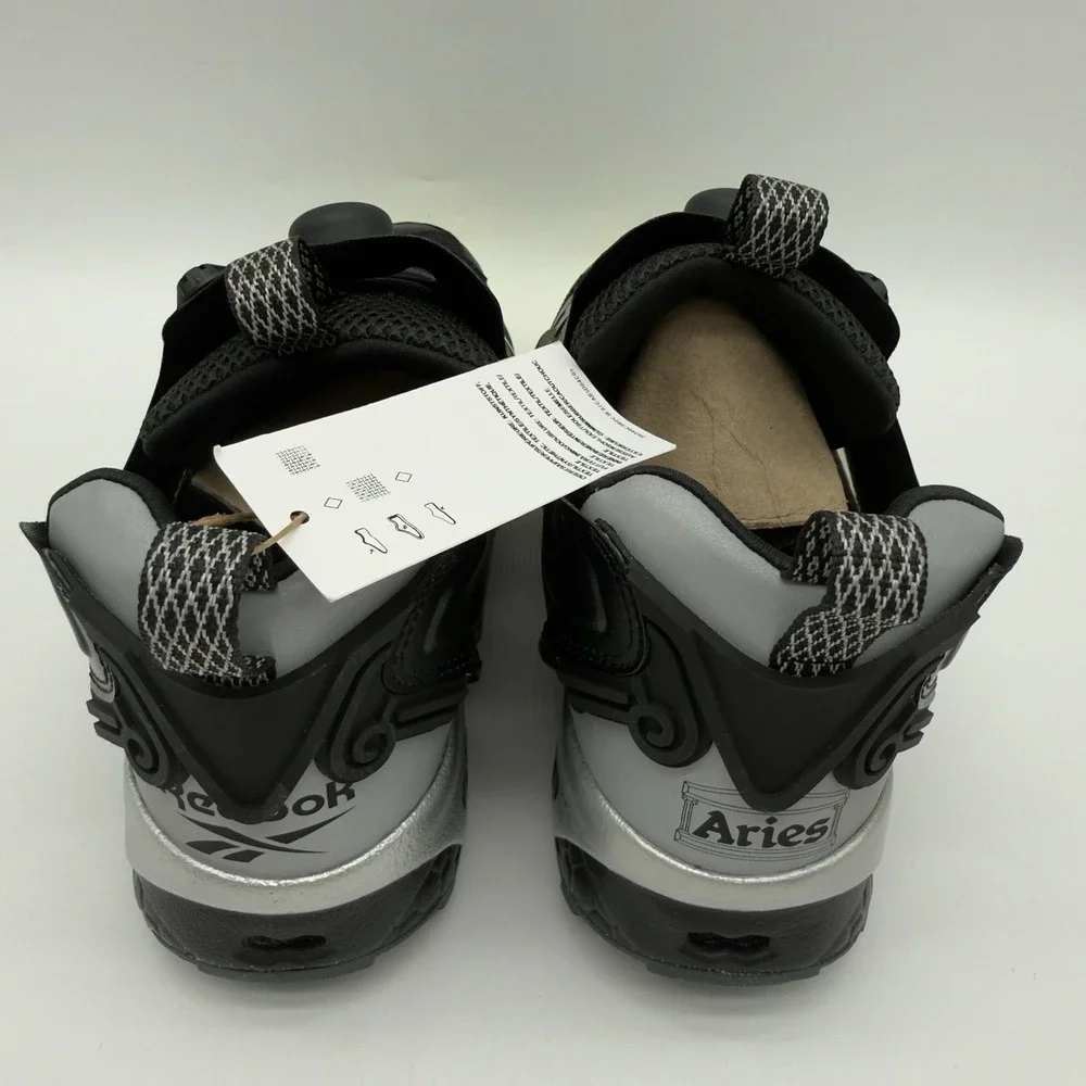 Reebok INSTAPUMP FURY 94 Running Shoes Men's Size 6.5‎ Blk/Gry/Lme